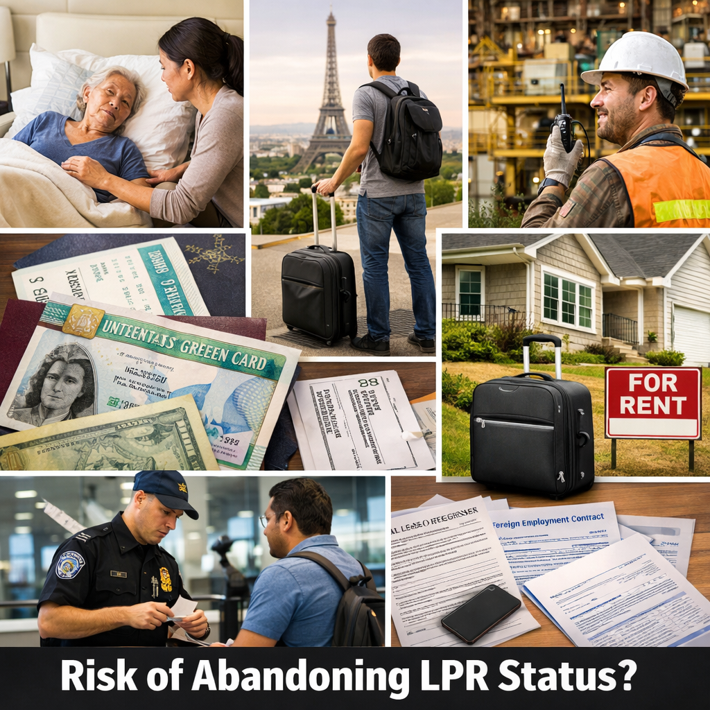 photographic Another issue we frequently see involves lawful permanent residents who unknowingly risk abandoning their statusCommon situations include-1