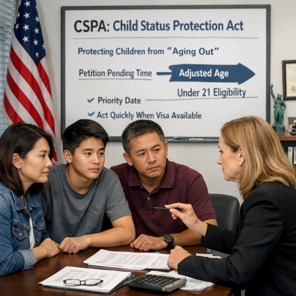 photographic Another timing issue that frequently arises in familybased immigration is the Child Status Protection Act commonly known as CSPAMany fami